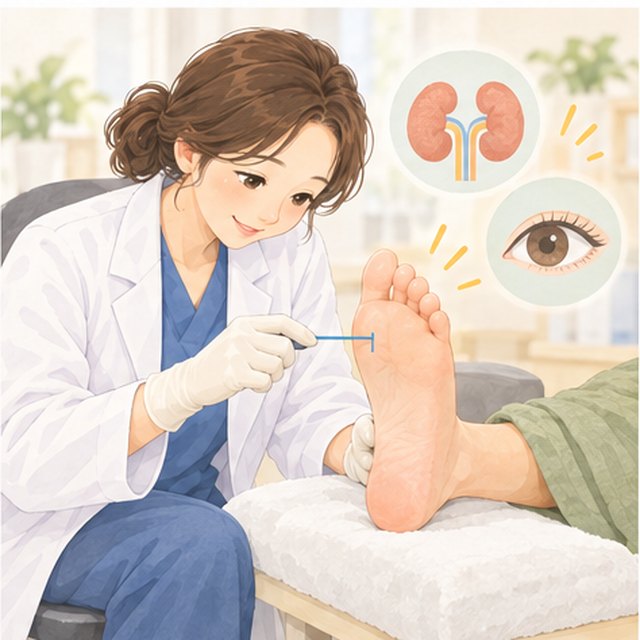 6개월·1년 · 합병증 점검과 간격 조정 장면 그림