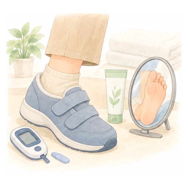 아문 뒤 · 재발 예방 장면 그림