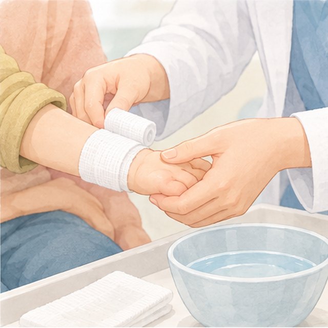 처치·드레싱 장면 그림