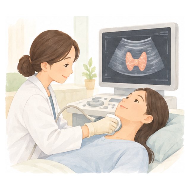 기능검사·초음파 장면 그림